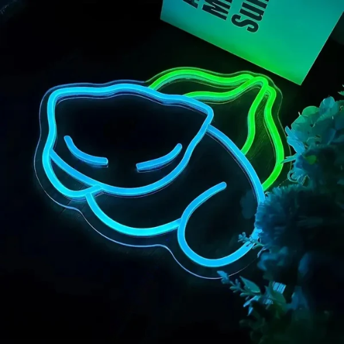 Neon Monstre Plante Lampe Neon