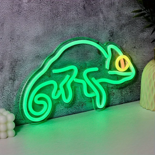 Neon Cameleon Lampe Neon