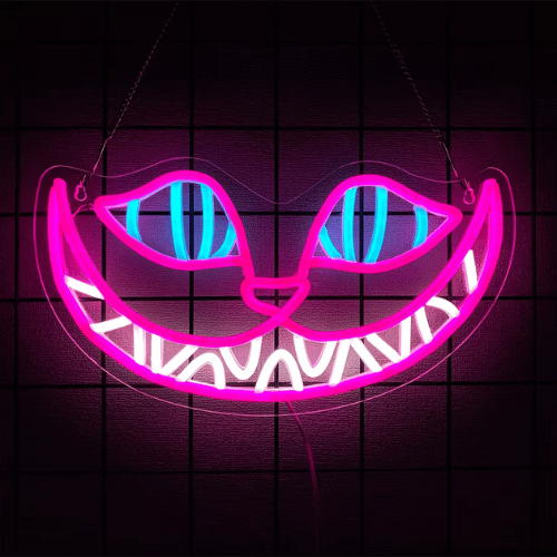 Neon Chat Diabolique Lampe Neon