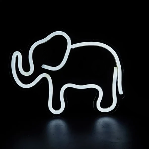 Neon Elephant Lampe Neon