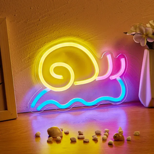 Neon Escargot Lampe Neon