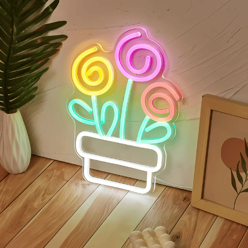 Neon Deco Fleurs Lampe Neon