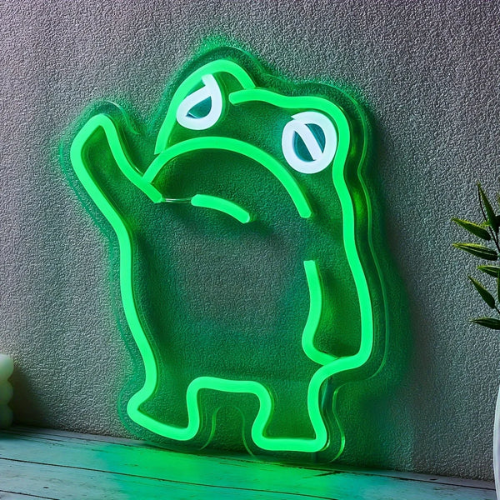 Neon Grenouille Lampe Neon