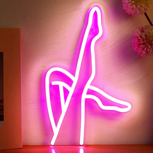 Neon Femme Jambes Lampe Neon