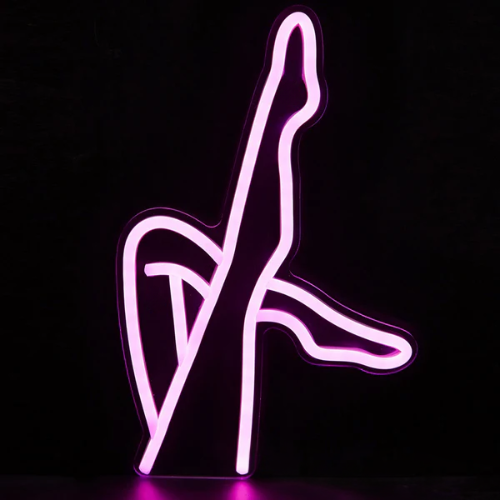 Neon Femme Jambes Lampe Neon