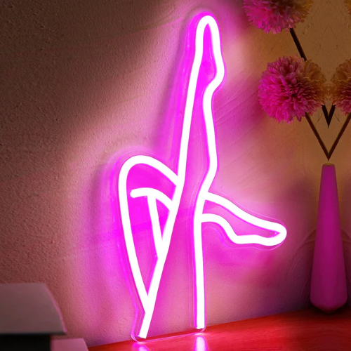 Neon Femme Jambes Lampe Neon