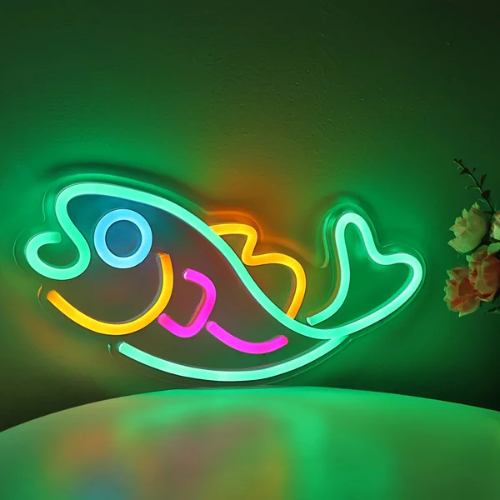 Neon Poisson Lampe Neon