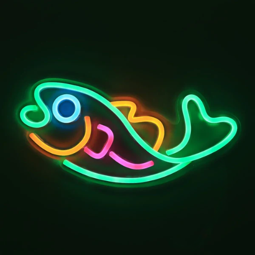 Neon Poisson Lampe Neon