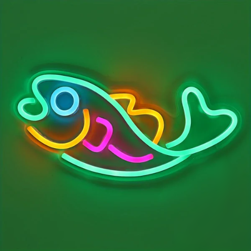 Neon Poisson Lampe Neon
