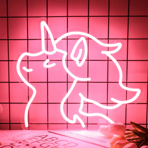 Neon Licorne Kitty Lampe Neon