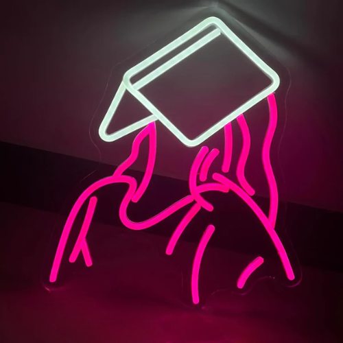 Neon Femme Livre Lampe Neon