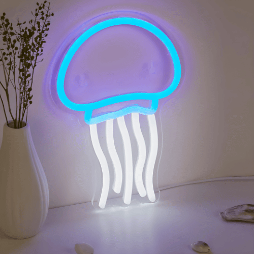 Neon Meduse Lampe Neon