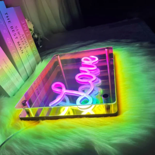 Miroir LED Infini Love