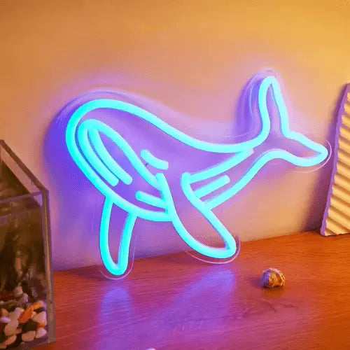 Neon Baleine Lampe Neon