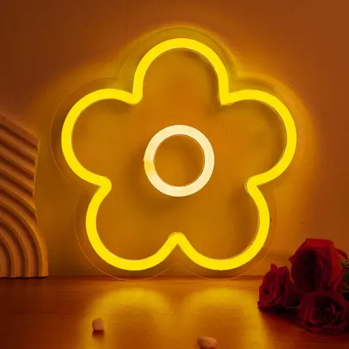 Neon Fleur Lampe Neon