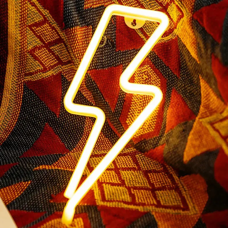Neon Foudre Lampe Neon