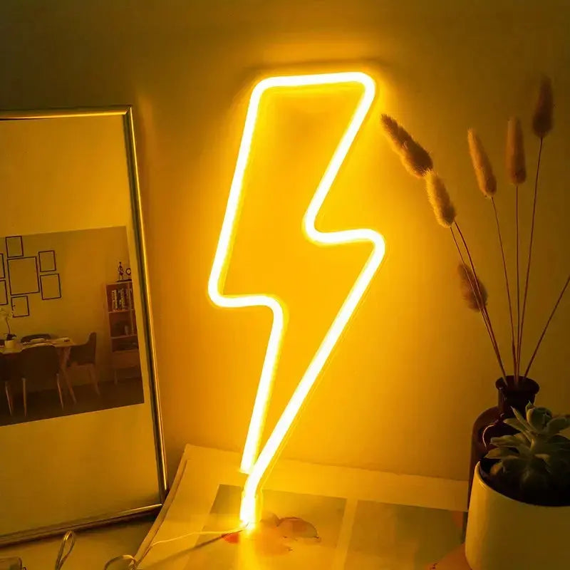 Neon Foudre Lampe Neon