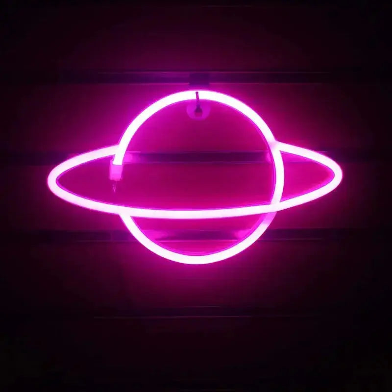 Neon Planete Simple Lampe Neon