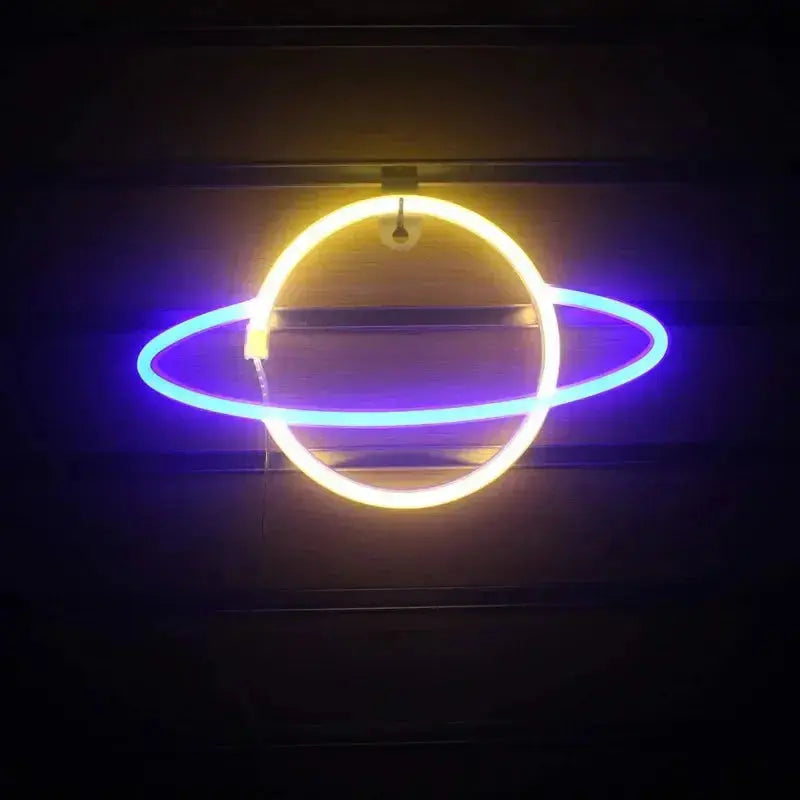 Neon Planete Simple Lampe Neon