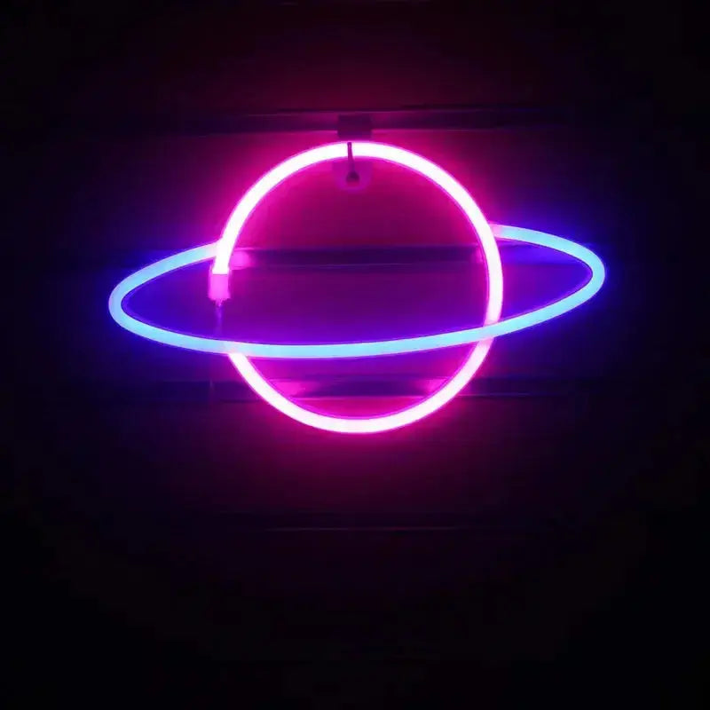 Neon Planete Simple Lampe Neon