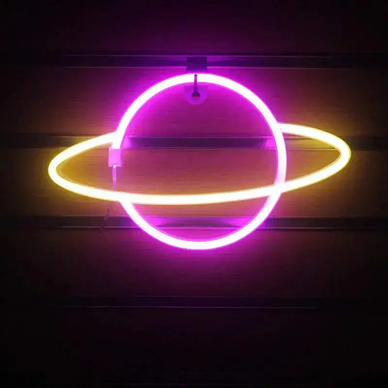 Neon Planete Simple Lampe Neon