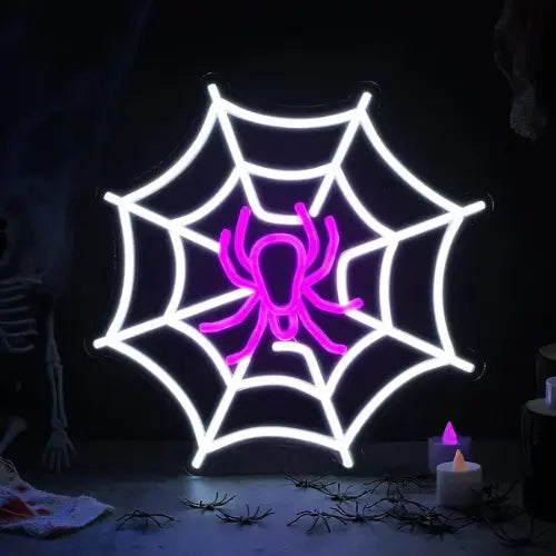 Neon Toile d'Araignee Lampe Neon