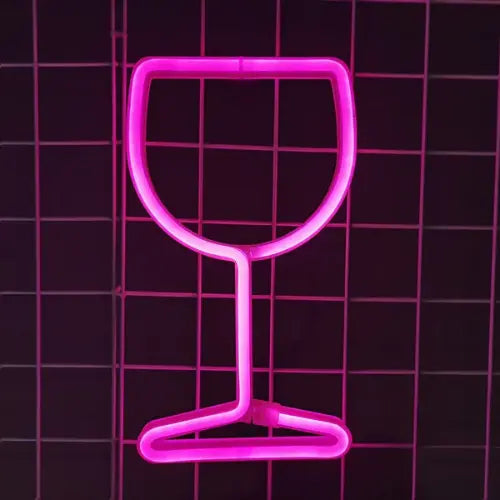 Neon Vin Lampe Neon