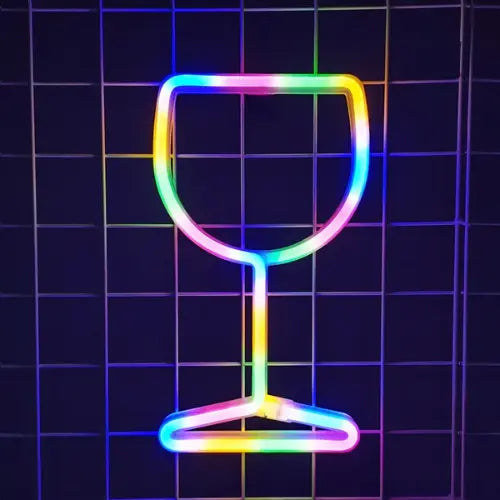 Neon Vin Lampe Neon