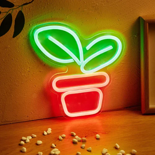 Neon Plante Lampe Neon