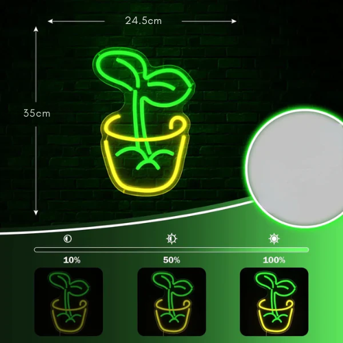 Neon Plante Deco Lampe Neon