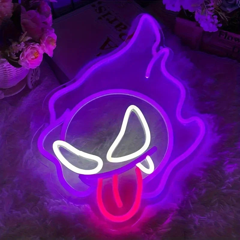 Neon Monstre Fantome Lampe Neon