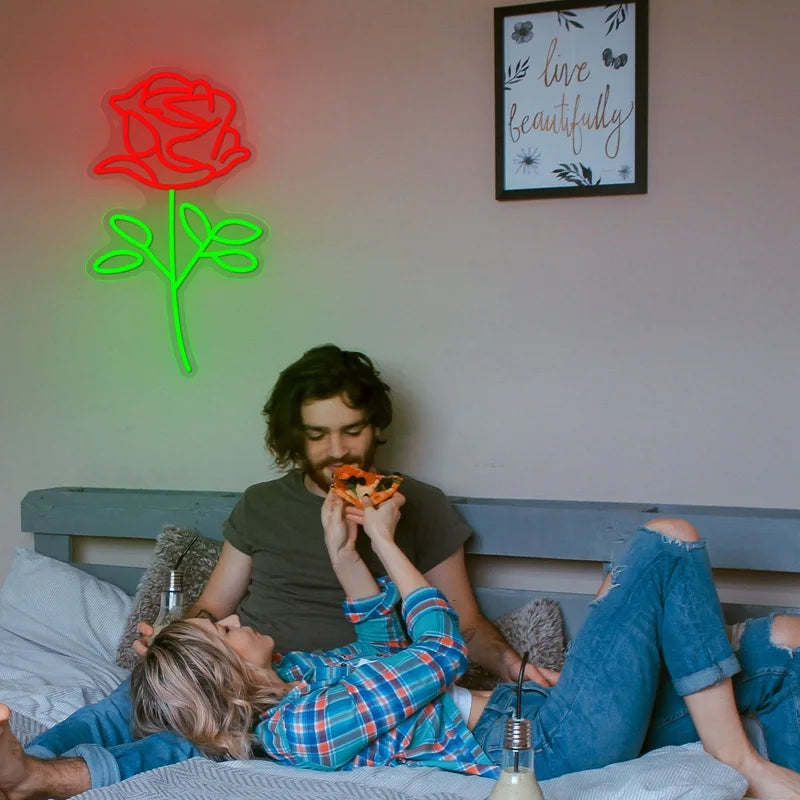 Neon Rose