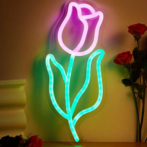 Neon Tulipe Simple Lampe Neon