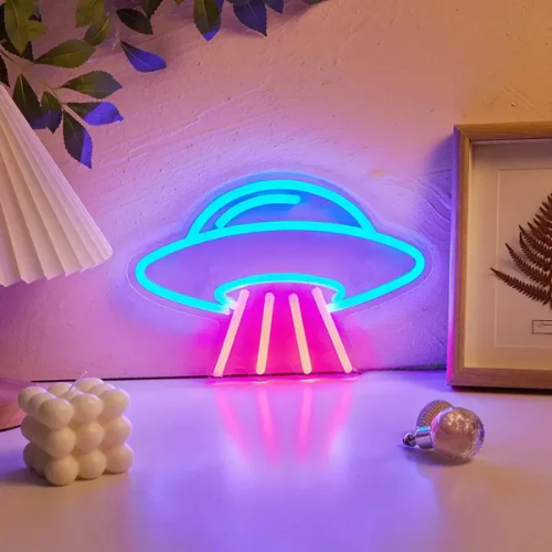 Neon UFO Lampe Neon