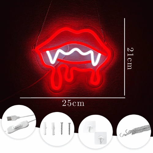 Neon Vampire Lampe Neon
