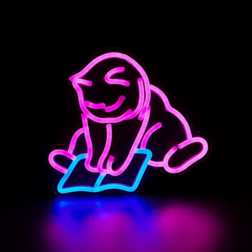 Neon Chat Livre Lampe Neon