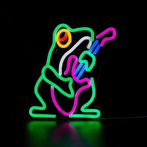 Neon Grenouille Funk Lampe Neon