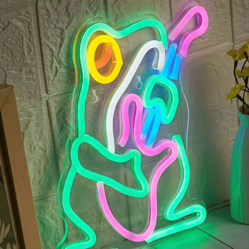 Neon Grenouille Funk Lampe Neon