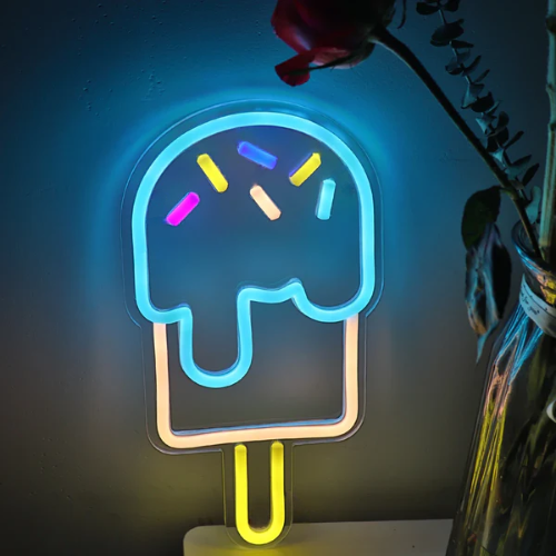 Neon Glace Esquimaux Lampe Neon