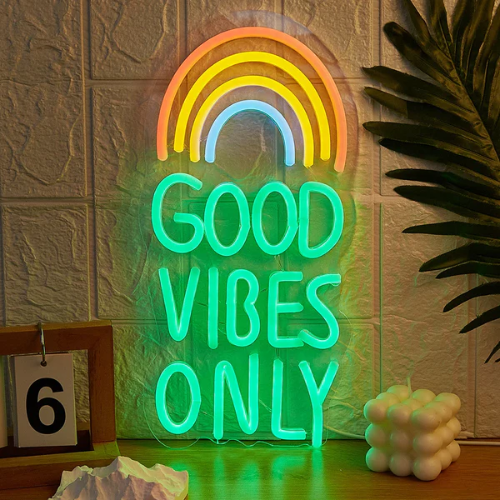 Neon Good Vibes Only Lampe Neon