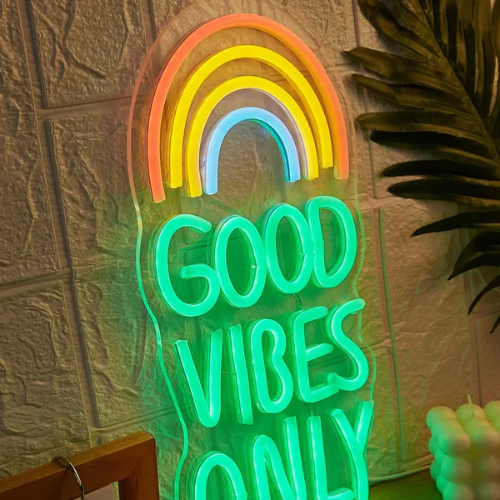 Neon Good Vibes Only Lampe Neon