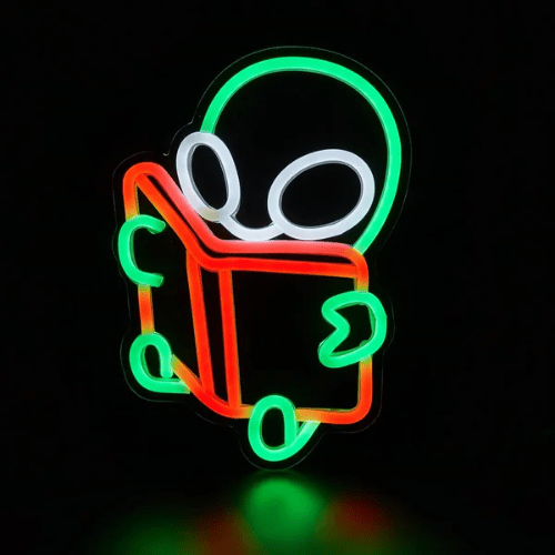 Neon Alien Livre Lampe Neon