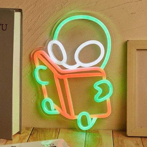 Neon Alien Livre Lampe Neon