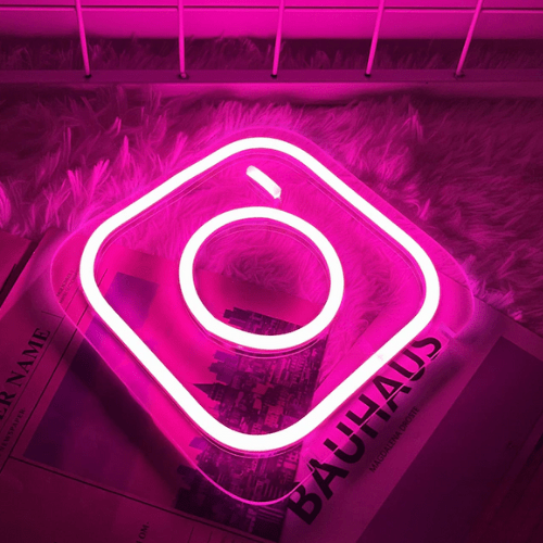 Neon Appareil Photo Lampe Neon