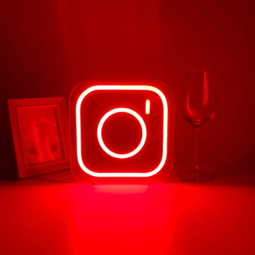 Neon Appareil Photo Lampe Neon