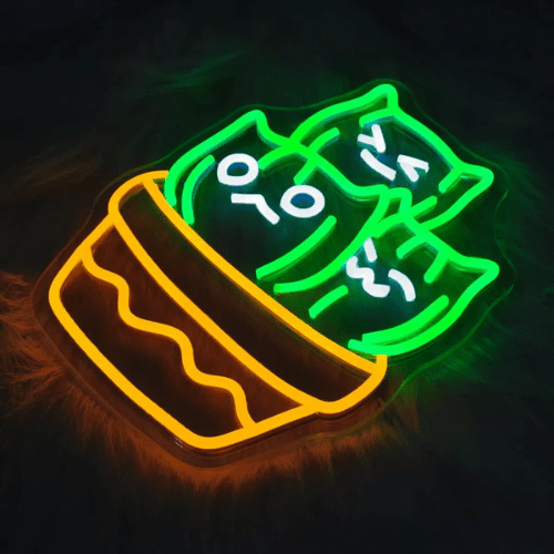 Neon Cactus Lampe Neon