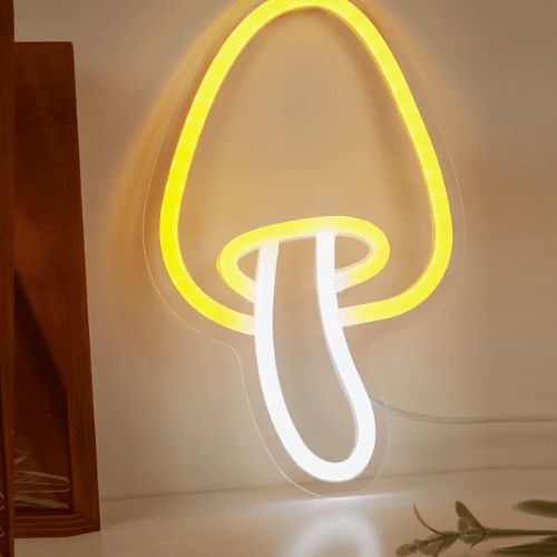 Neon Champignon Psilocybe Lampe Neon
