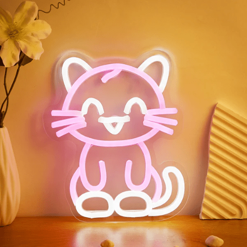 Neon Chat Kitty Lampe Neon