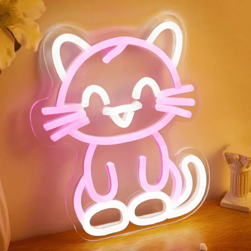 Neon Chat Kitty Lampe Neon