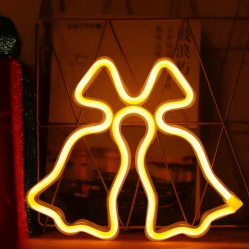 Neon Clochette Noel Lampe Neon